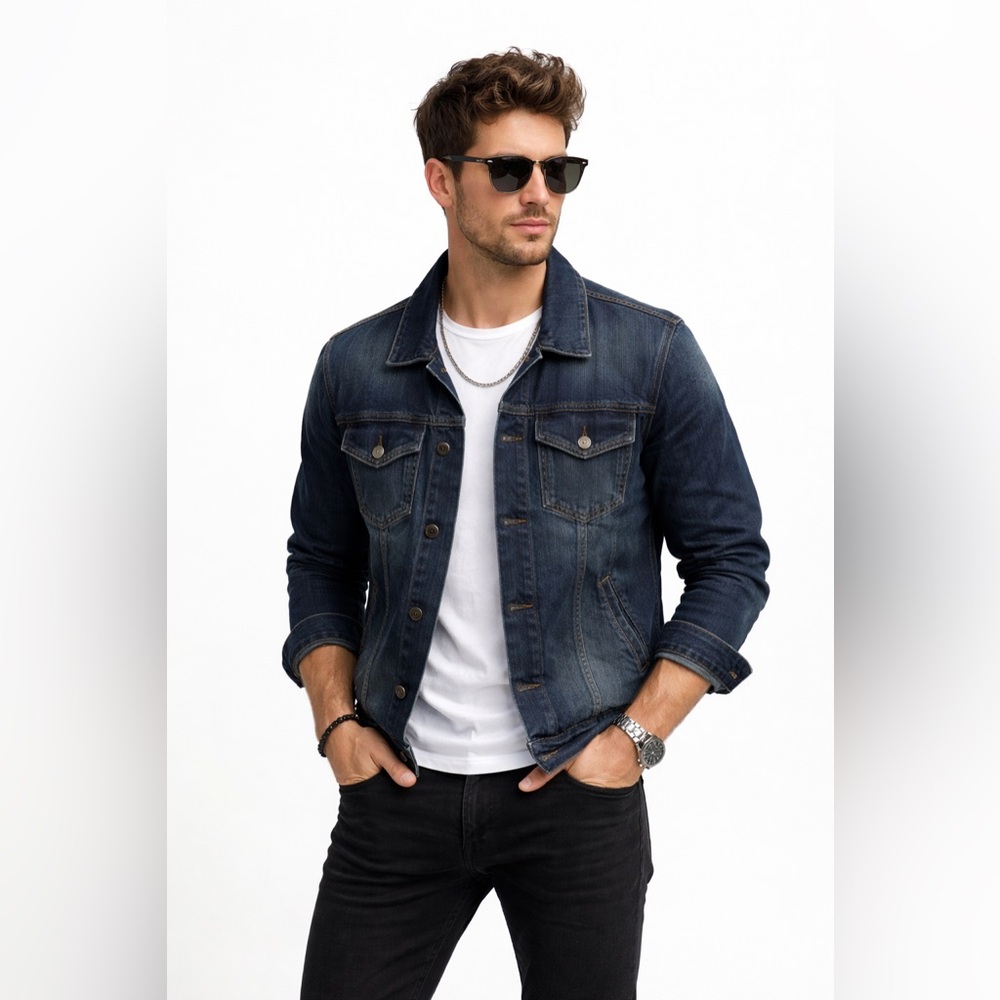 Paige Men’s Scout Denim Jacket Sz. S